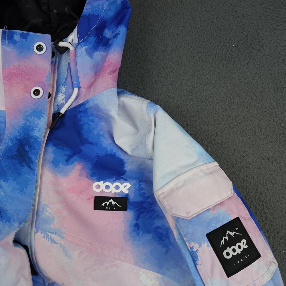 DOPE Blue and Pink Ski & Snowboard Jacket - Picture 5 of 14